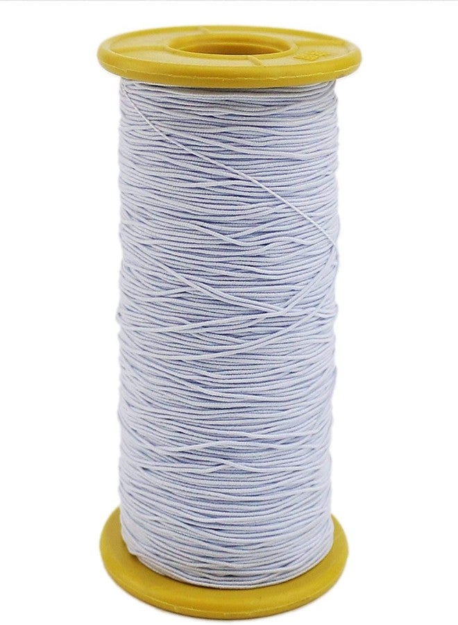 Bobbiny Bobbin Elastic, Stretch Elastic (1 mm,500gm) White - Image 1